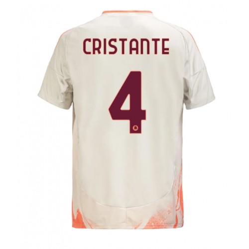 Moški Nogometni dresi AS Roma Bryan Cristante #4 Gostujoči 2024-25 Kratek Rokav